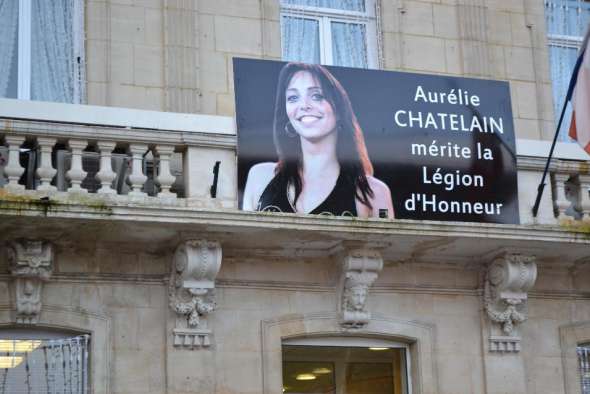 Aurélie Chatelain mérite la Légion d'Honneur à titre posthume